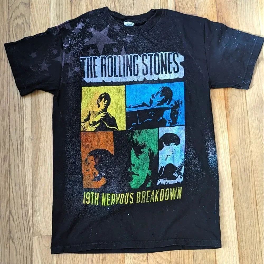 The Rolling Stones Bleach Spray Star T-shirt